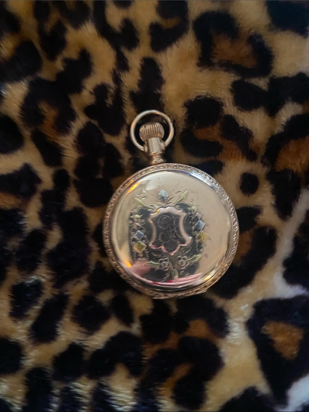 Gold Eagle Pocket Watch - Gold Tone - Picture 3 of 4